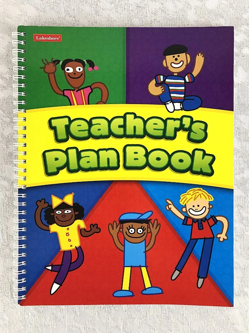 Lakeshore (2 sets) Teacher’s Plan Book Undated Spiral + Stickers & Clings NWT